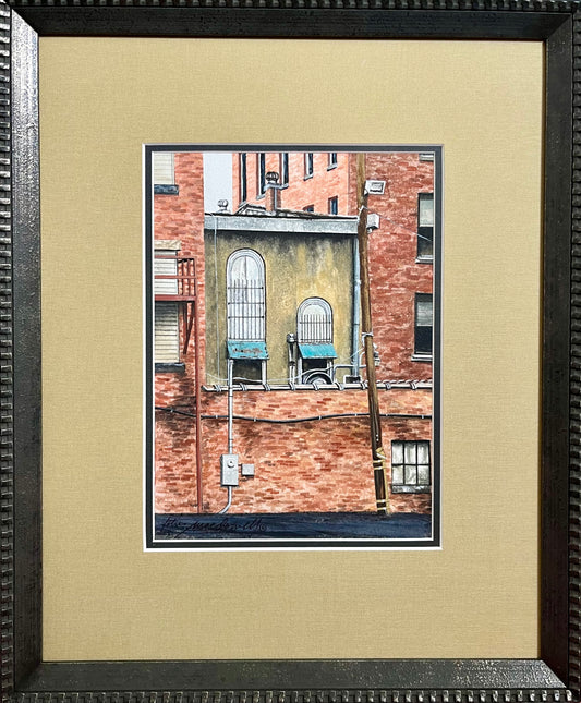 Urban Blues - Original Watercolor by Lotus MacDowell