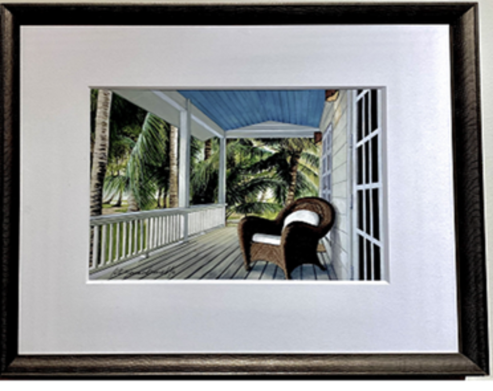 Favorite Place-Islamorada, FL- Original Watercolor Painting by Lotus MacDowell, Artworks WV. Are you ready for your beach retreat? This scene will take you right to the sandy shores in the beautiful original watercolor painting titled ”Favorite Place”, by artist Lotus MacDowell.
